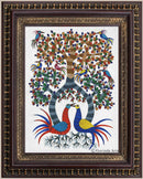 Tree of Life Painting in Authentic Wood Frame-1