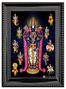 Dasavataram Painting in Authentic Wood Frame (Vertical)-5