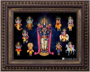 Dasavataram Painting in Authentic Wood Frame (Horizontal)-1
