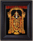 Lord Balaji in Golden Painting in Authentic Wood Frame-4