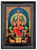 Goddess Lalitha Devi Painting in Authentic Wood Frame-3