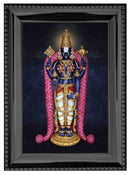 Lord Venkateswara Swamy with Universal Background Painting in Authentic Wood Frame-5