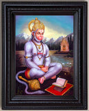 Lord Hanuman Painting in Authentic Wood Frame-3