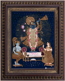 Lord Sreenathji Painting in Authentic Wood Frame-2
