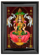 MahaLakshmi Devi Painting in Authentic Wood Frame-5