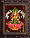 MahaLakshmi Devi Painting in Authentic Wood Frame-1