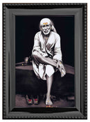 Shiridi Sai Baba Original Painting in Authentic Wood Frame-5