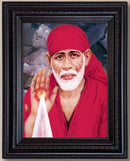 Shiridi Sai Baba Portrait in Authentic Wood Frame-5