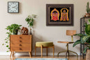 Sri Venkateswara Swamy and Padmavati Painting in Authentic Wood Frame-4