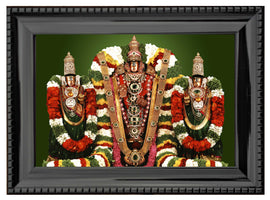 Srinivasa Utsava Vigrahallu Picture in Authentic Wood Frame