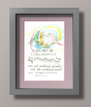 Bhagavad Gita Sloka 1.13 Verse in Calligraphy Art-1