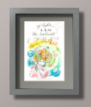 Bhagavad Gita Sloka 10.21 Verse in Calligraphy Art-1