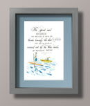 Bhagavad Gita Sloka 3.27 Verse in Calligraphy Art-1