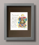 Bhagavad Gita Sloka 9.18 Verse in Calligraphy Art-1