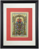 Lord Balaji Painting on Palm Leaf-1